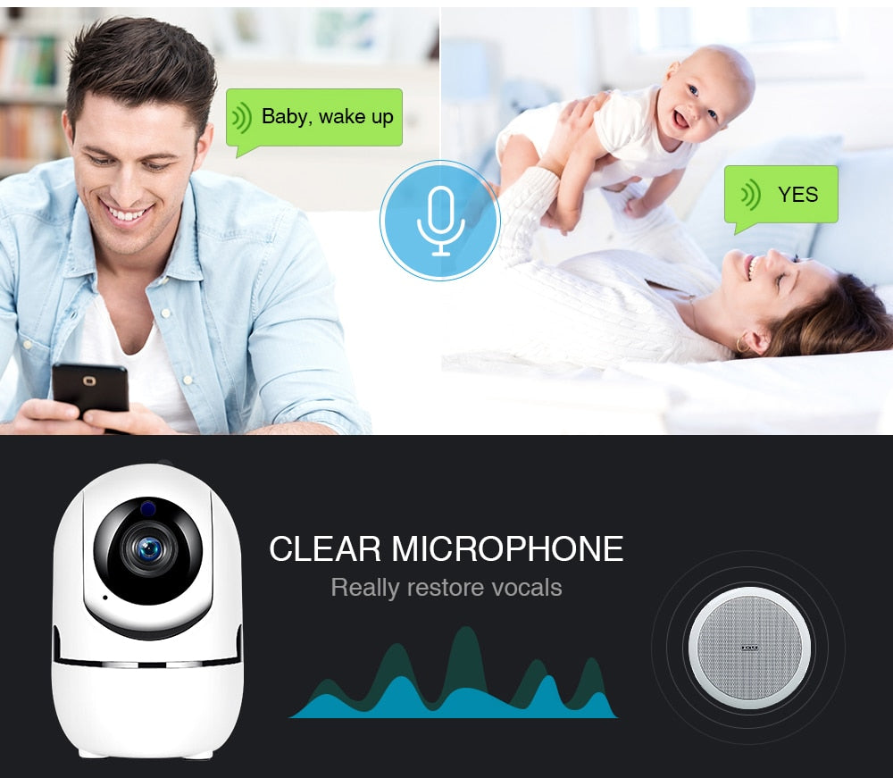 Professional HD Baby Monitor with Advanced Night Vision