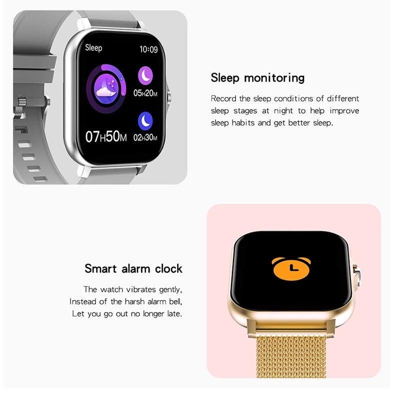 Full Touch Bluetooth Call Smart Watch – Advanced Fitness &amp; Health Tracking