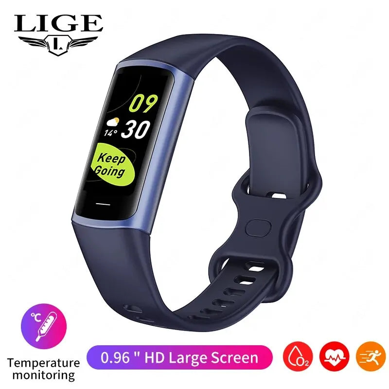 LIGE Fashion Smartwatch – Health Monitoring & Sports Tracking for Men & Ladies
