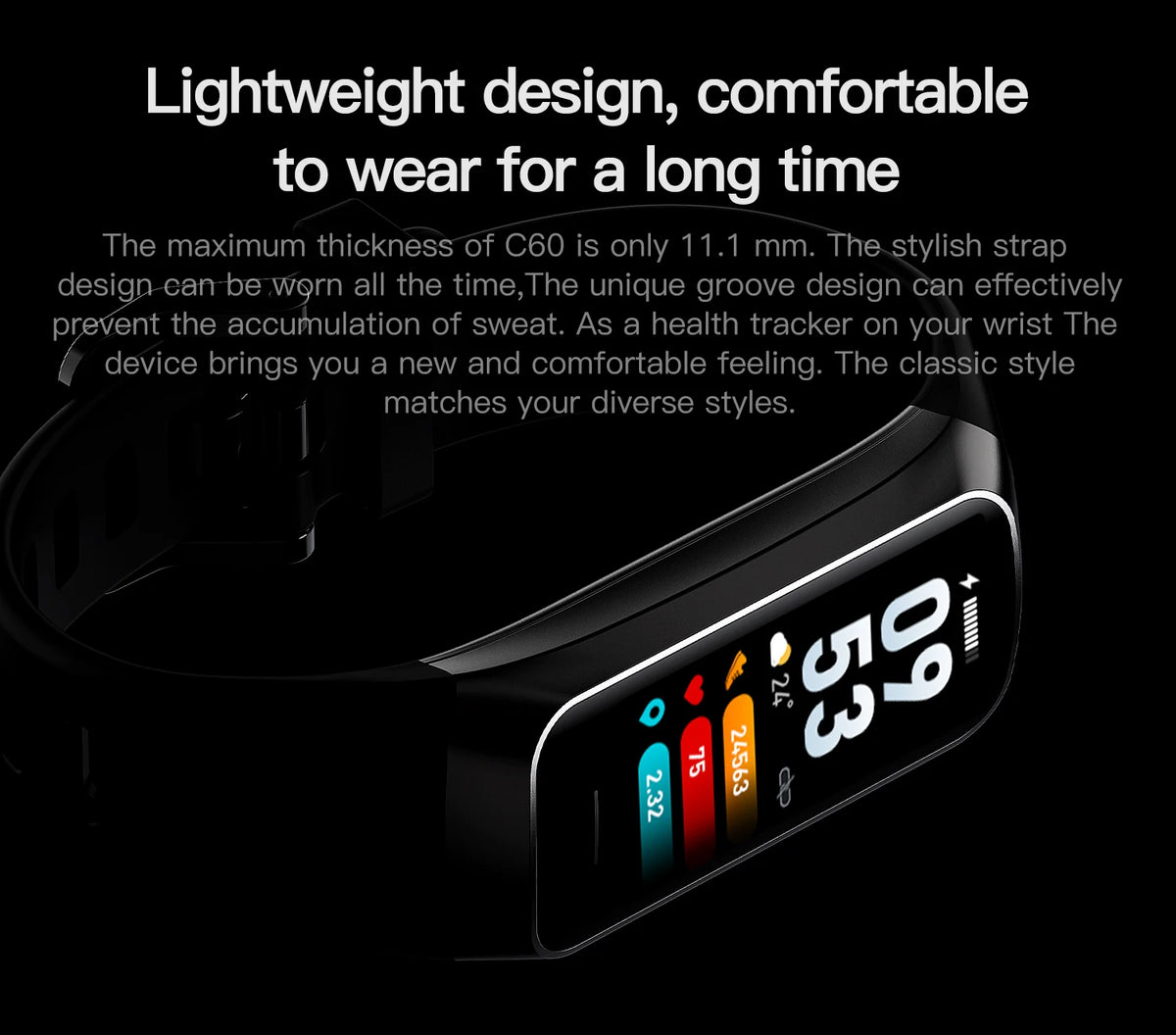 Advanced AMOLED Smartwatch with Body Temperature Monitoring – Your Complete Fitness Companion